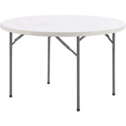 Tavolo in Plastica Pieghevole Tondo Bianco Catering Verdelook Formato: 150 cm