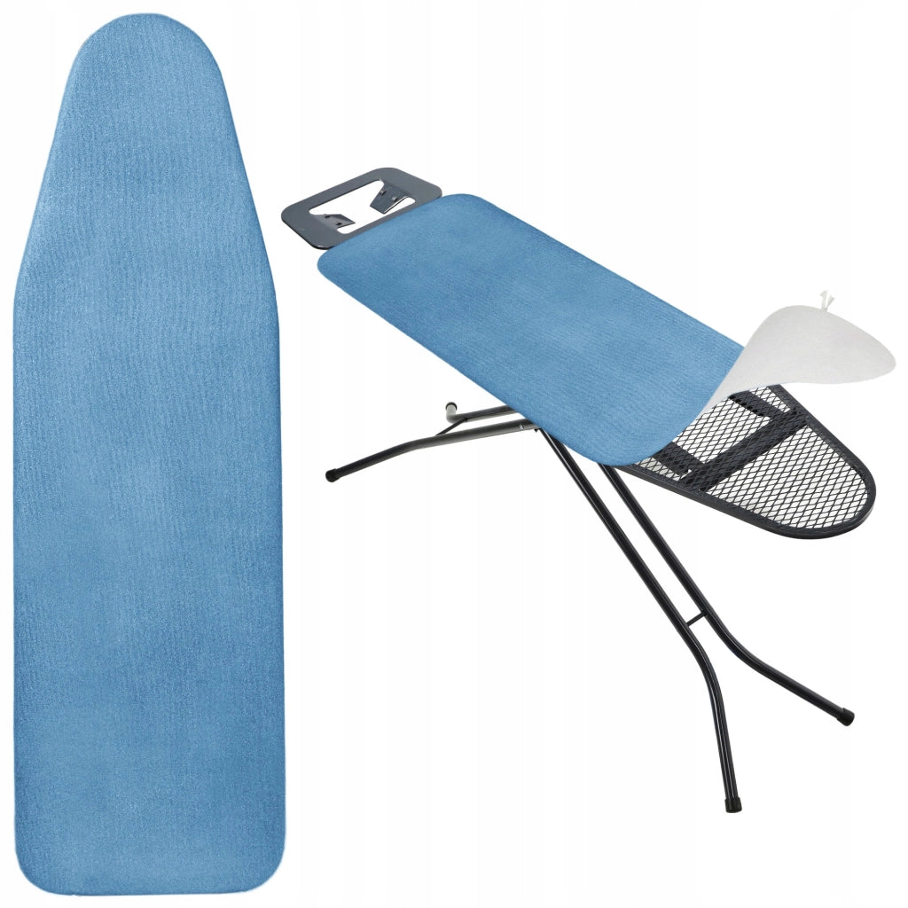 Fodera per asse da stiro KADAX 127x46 cm con retro elasticizzato, blu