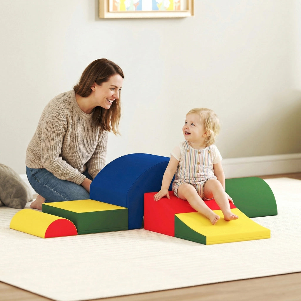 Tappeto per motricit¨¤ 5PCS in schiuma EVA ¨C Minimal ¨C multicolore