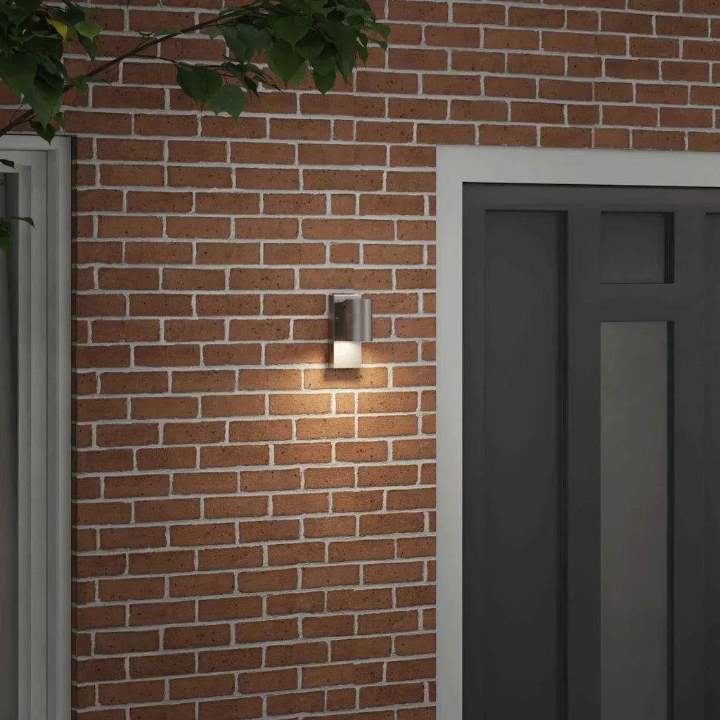 Lampada da Parete Esterna Argento 6,5 x 10,5 x 16 cm 4005983