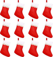 Sfregiante per Natale, tessuto non tessuto rosso, bordo dorato