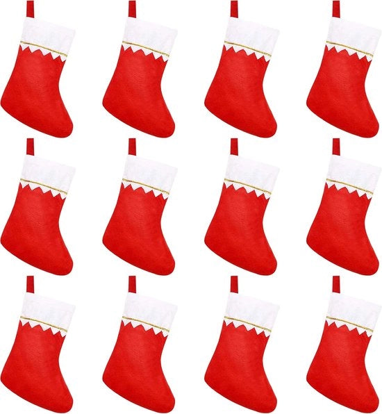 Sfregiante per Natale, tessuto non tessuto rosso, bordo dorato
