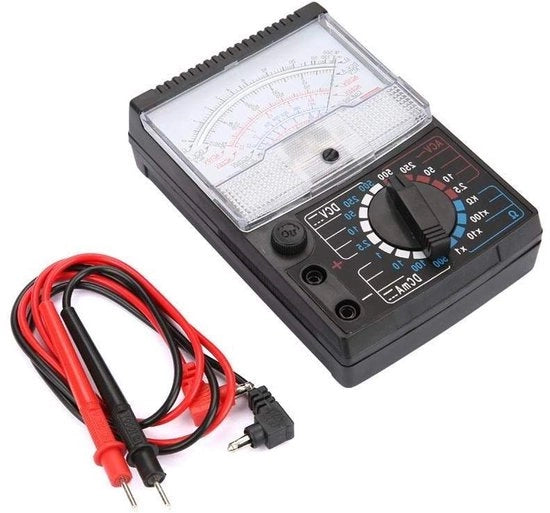 Multimetro analogico con tester di corrente alternata e continua - Inclusi vari tester