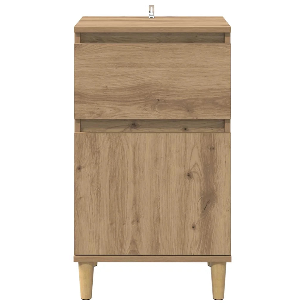 Armadio da Notte Rovere artigianale 40 x 35 x 70 cm 881235