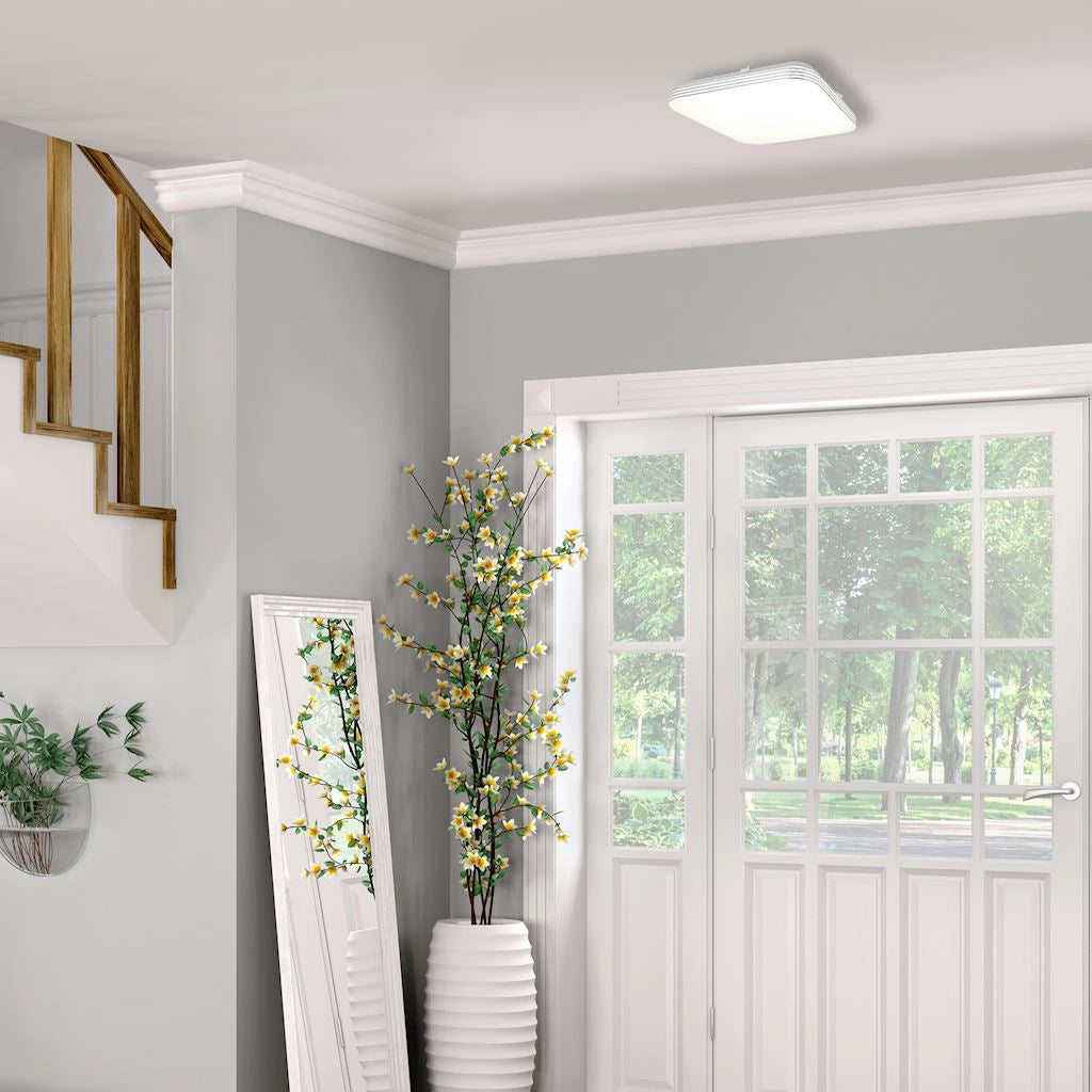 Plafoniera LED Eko-Light Ajax 17W 33x33 bianco 4000K