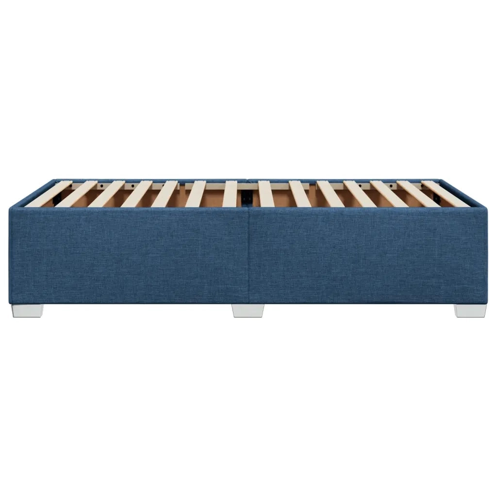 Giroletto senza Materasso Blu 90x200 cm in Tessuto