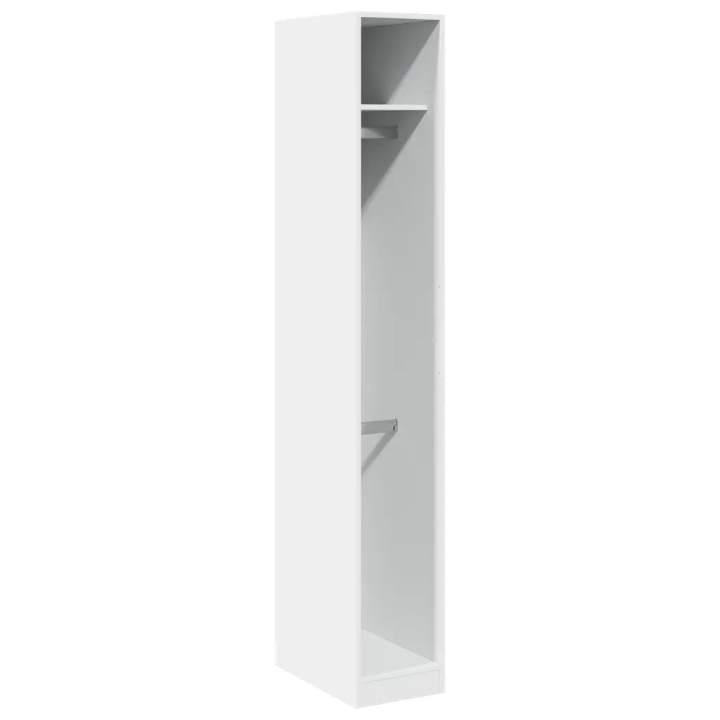Armadio Bianco 30x50x200 cm in Legno Multistrato 3307774