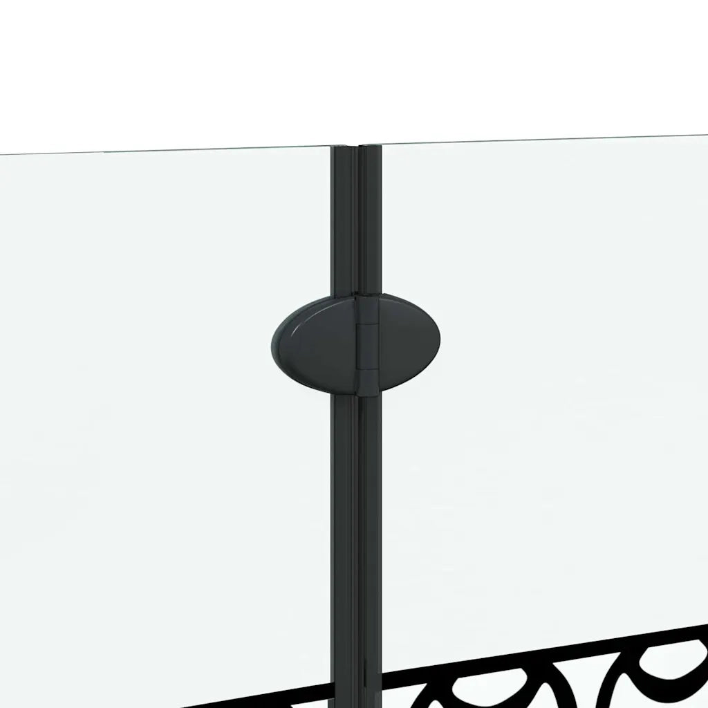 Involucro Doccia Nero e trasparente 130 x 130 cm 42018552