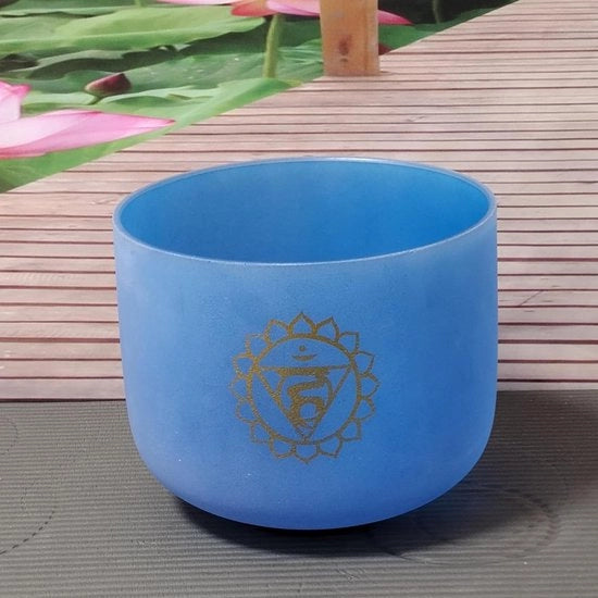 Tazza di Risonanza - Meditazione e Relax - 10" - Blu Opaco