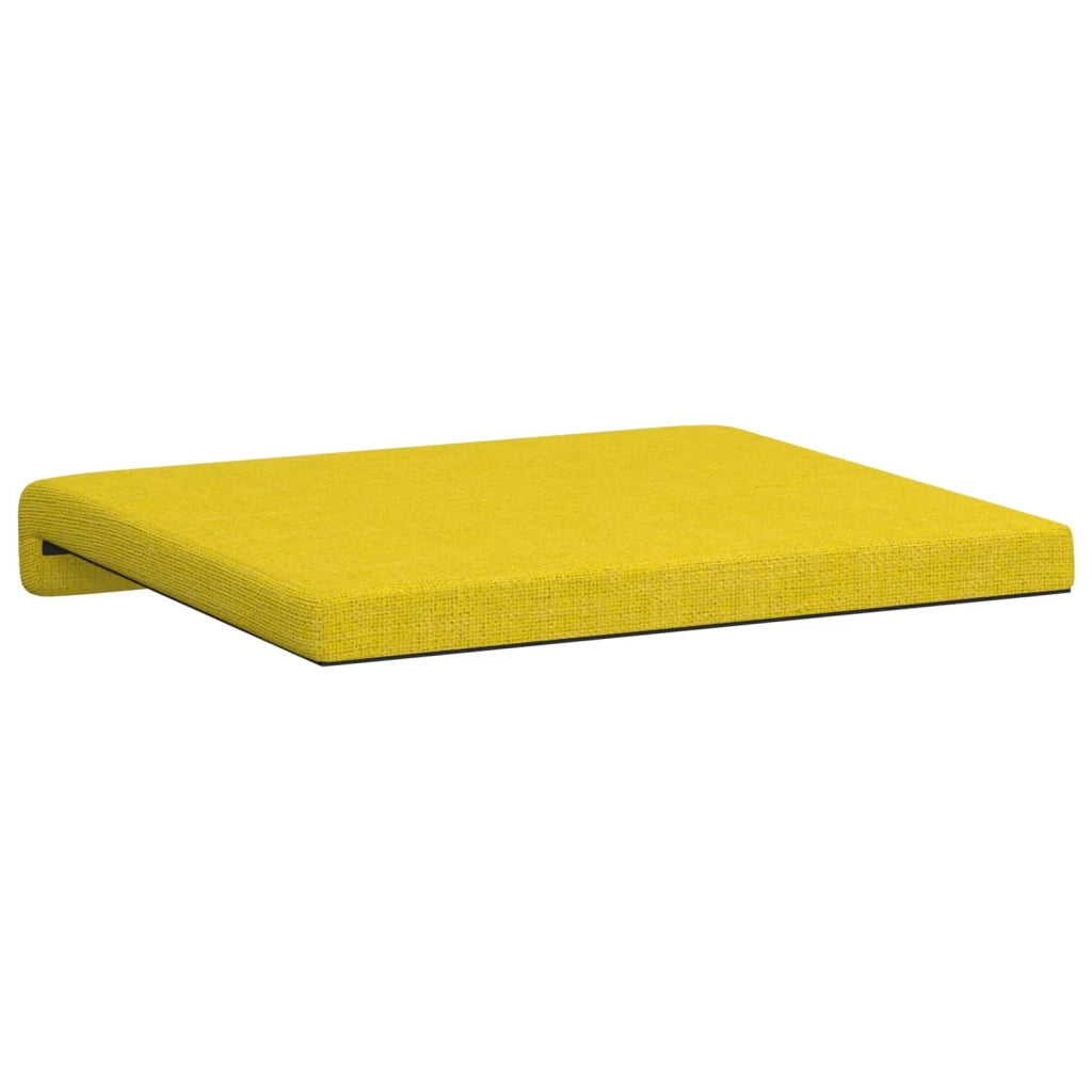 Cuscino per panchina 4 pcs Tessuto Giallo Chiaro 42043094