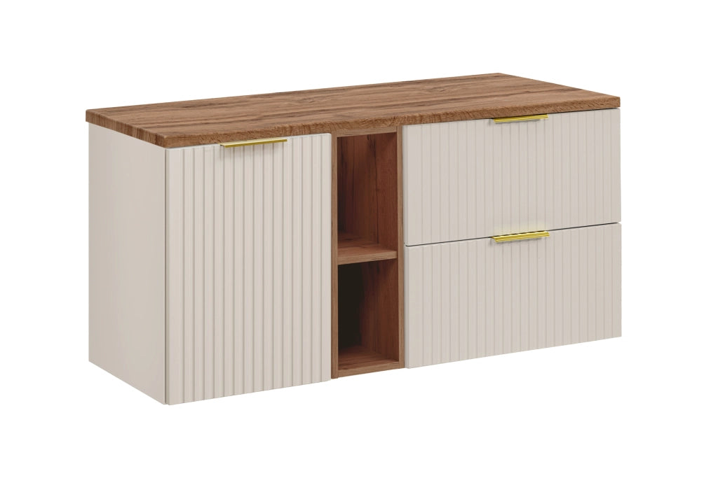 Set mobili bagno 120 cm con piano Adel Cashmere 120 cm
