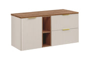 Set mobili bagno 120 cm con piano Adel Cashmere 120 cm