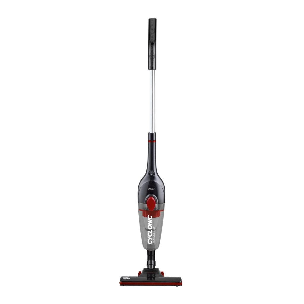 Aspirapolvere ciclonico 2in1 verticale e portatile, senza sacco 600W, filtro HEPA contenitore 0,8L pulizia casa - SOGO