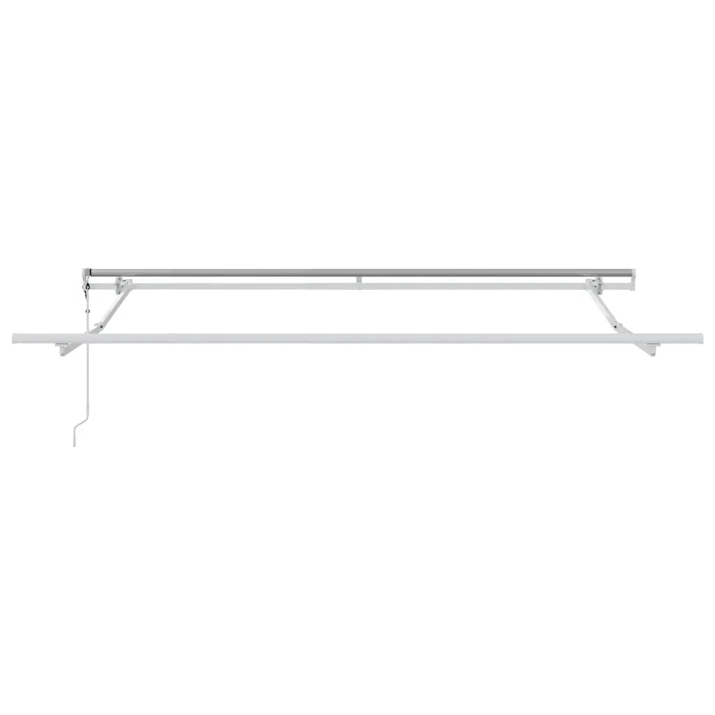 Tenda Sole Retrattile Automatica 300x250 cm Antracite e Bianco 3215780