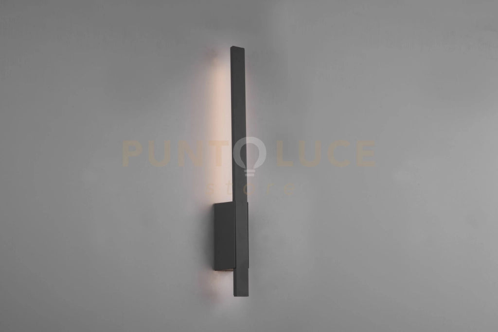 TAWA APPLIQUE LED  7,5W 800lm, 3000K DA ESTERNO BACCHETTA VERTICALE ANTRACITE H. 50CM IP54