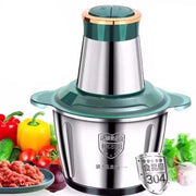 Molinello elettrico per carne - Lame in acciaio inossidabile - 2 velocità - Mini-macchina per affettare - 250W