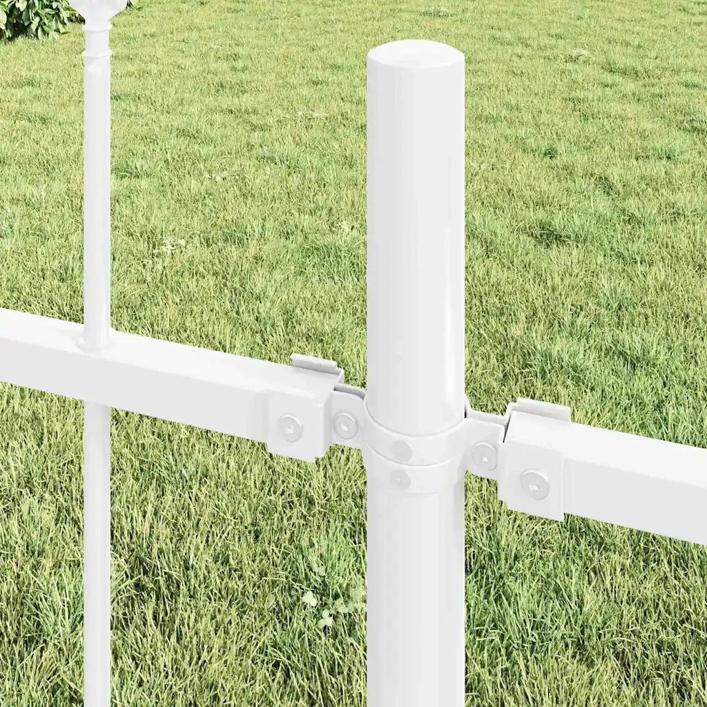 Recinzione per Giardino 2 pcs Bianco 3,4 x 1 m 3334040
