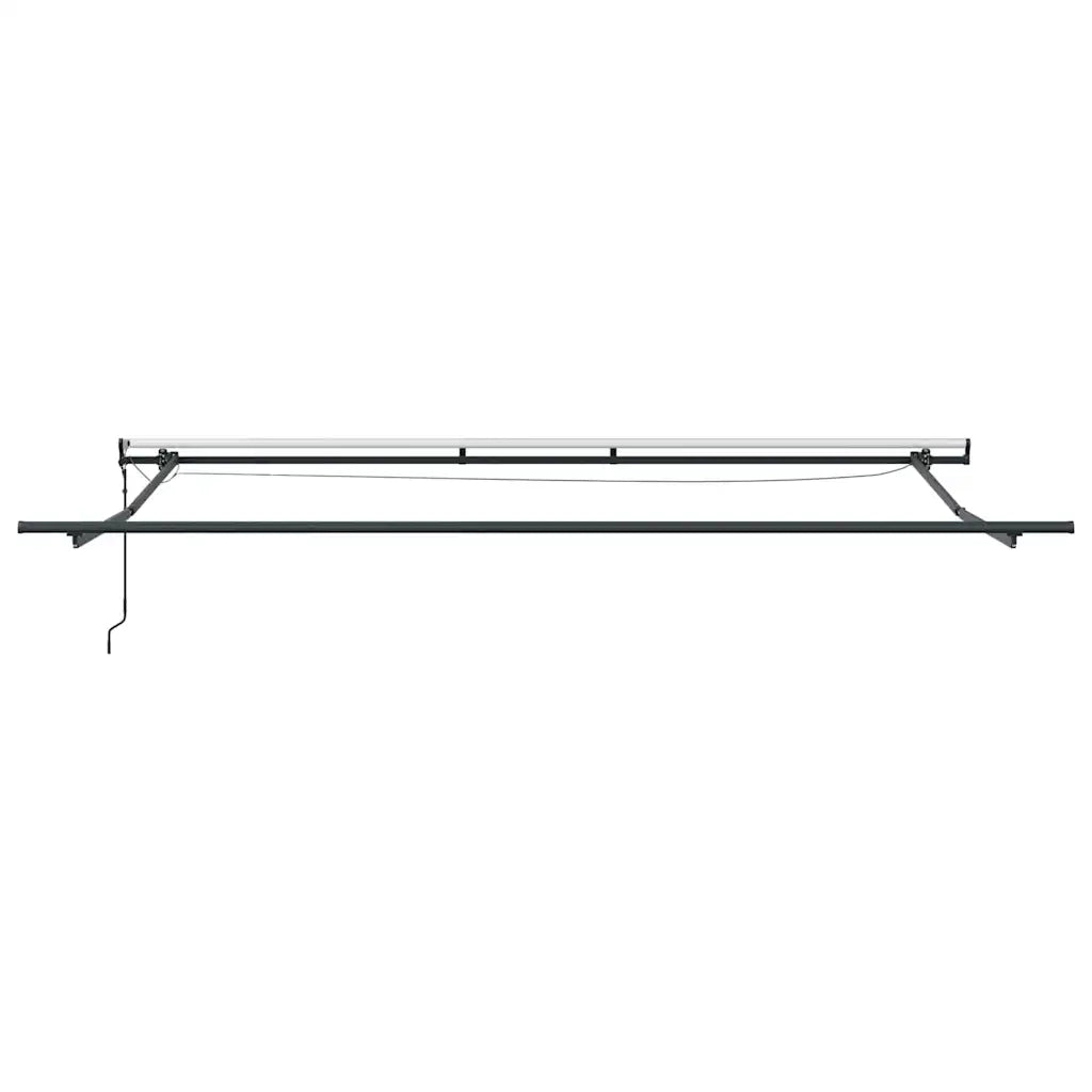 Tenda da Sole Retrattile Automatica con LED Bordò 500x300 cm 3310197