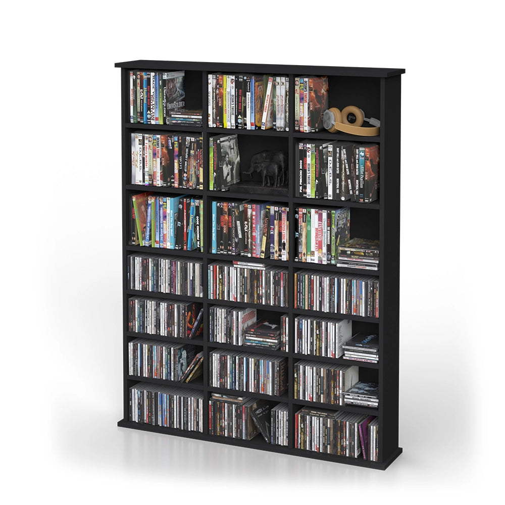 Vicco Scaffale porta cd Nero 105.4 x 136 cm