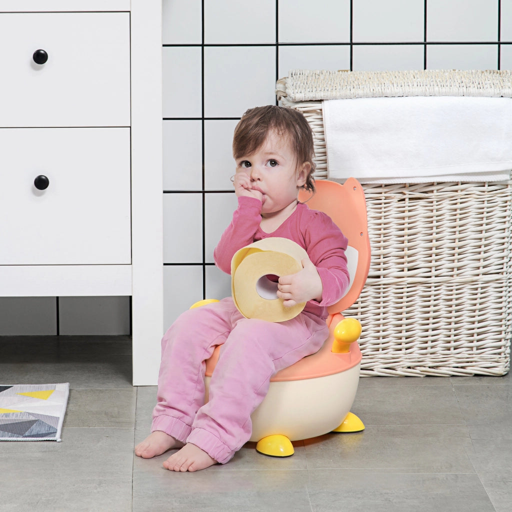 Vasino per Bambini con Schienale e Braccioli ¨C Minimal ¨C Rosa