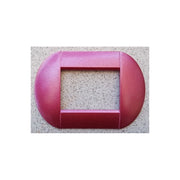 Trade Shop - Placca Placche Placchette Compatibili Living International Light Bombate Bticino - Rosa Metallizzato -3 Fori     -