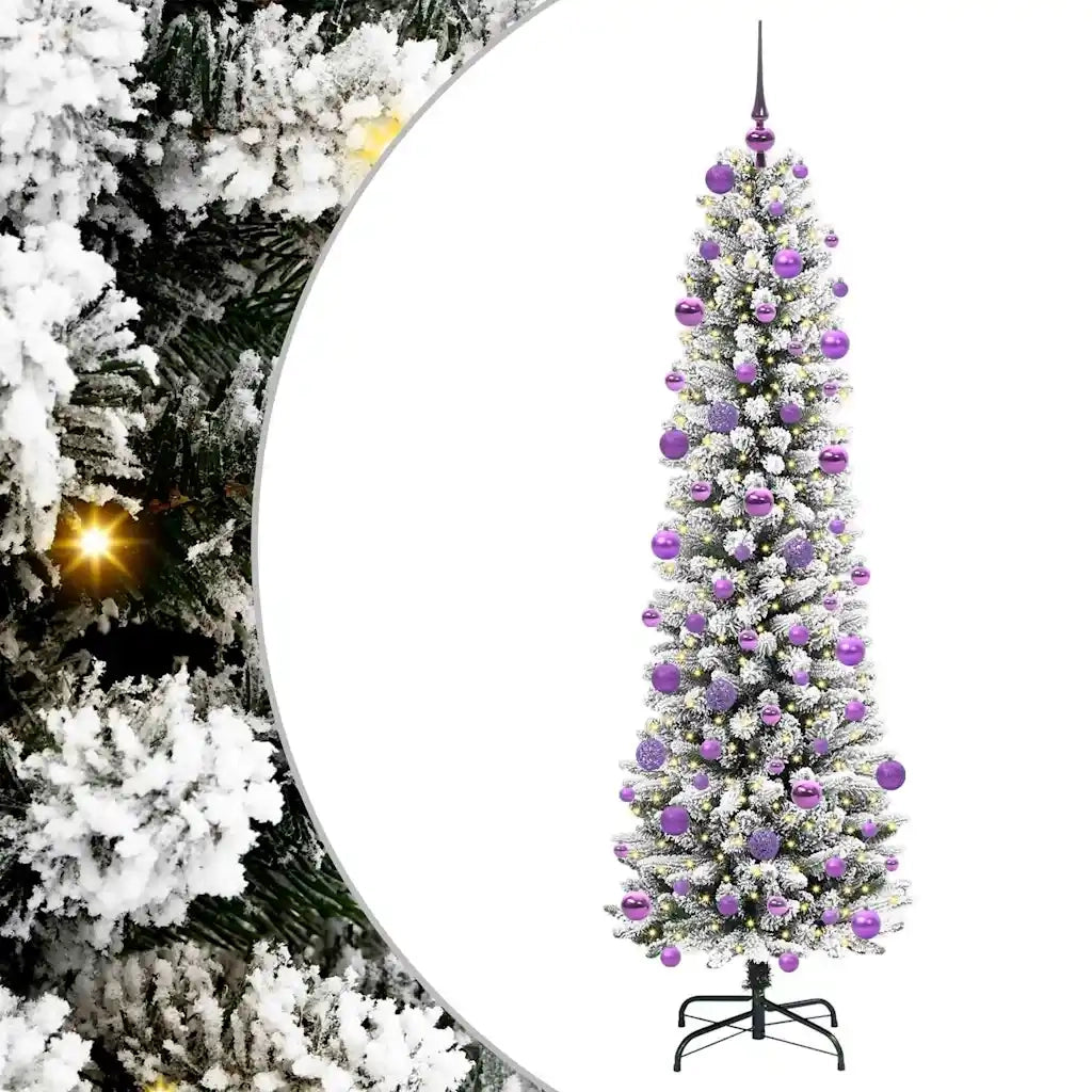 Albero di Natale artificiale con 300 LED Bianco 210 cm 3396123