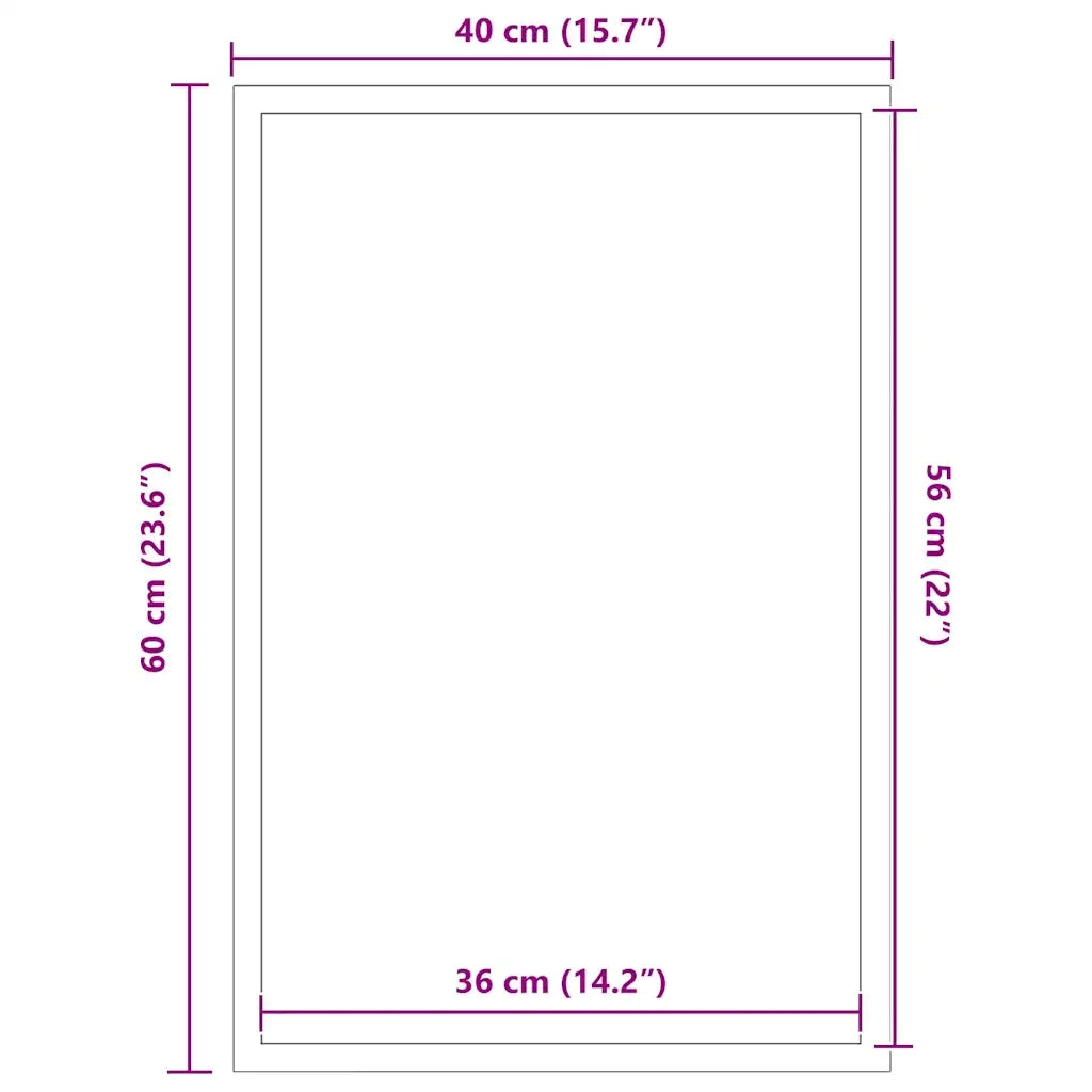 Zerbino Marrone 40x60 cm 4105579