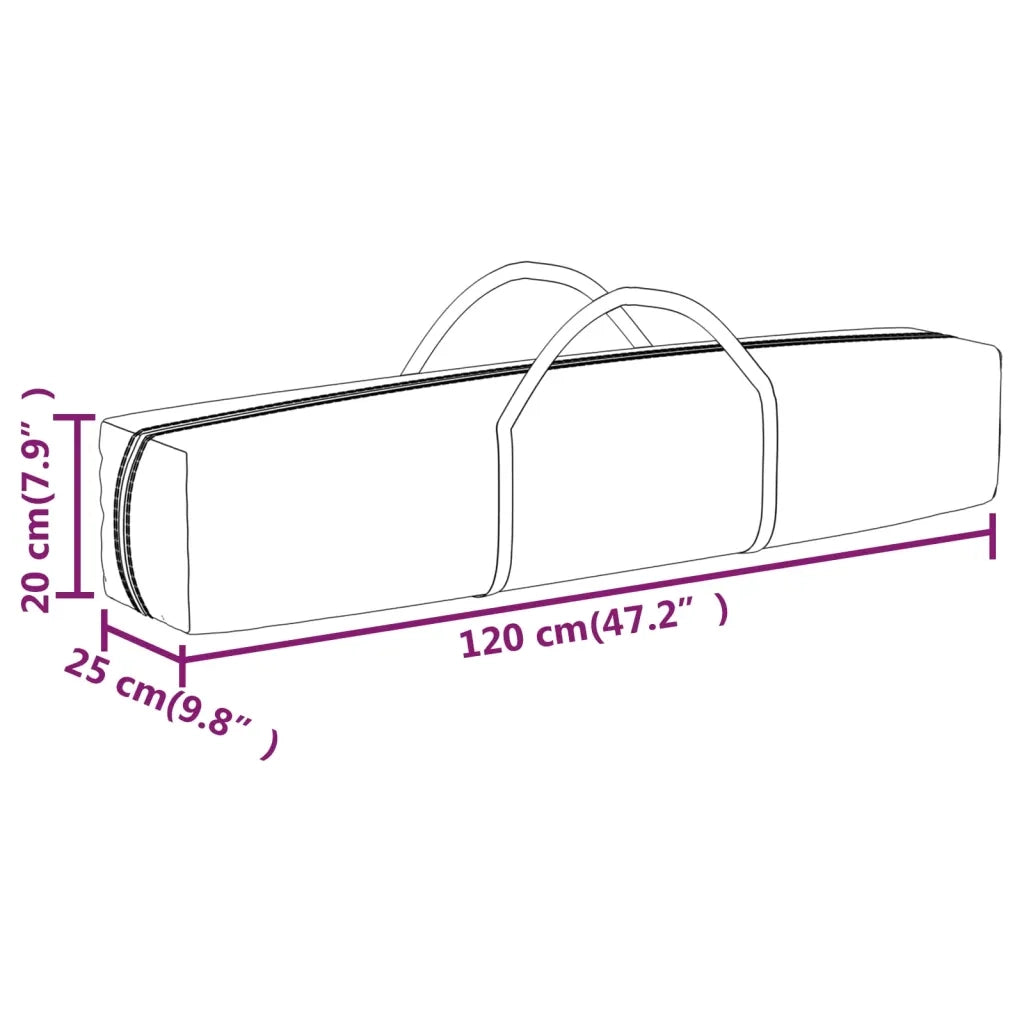 Tenda per Feste Pieghevole Bianco 3x6 m 93538