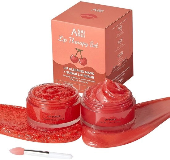 Kit per maschera e peeling per labbra - set per labbra morbide e idratate