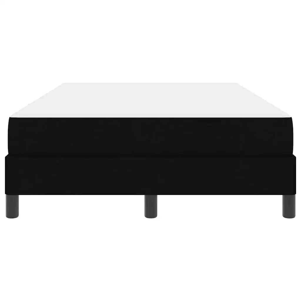 Letto a molle con materasso-Struttura Letto con Materasso Nero 120 x 200 cm Tessuto 590883