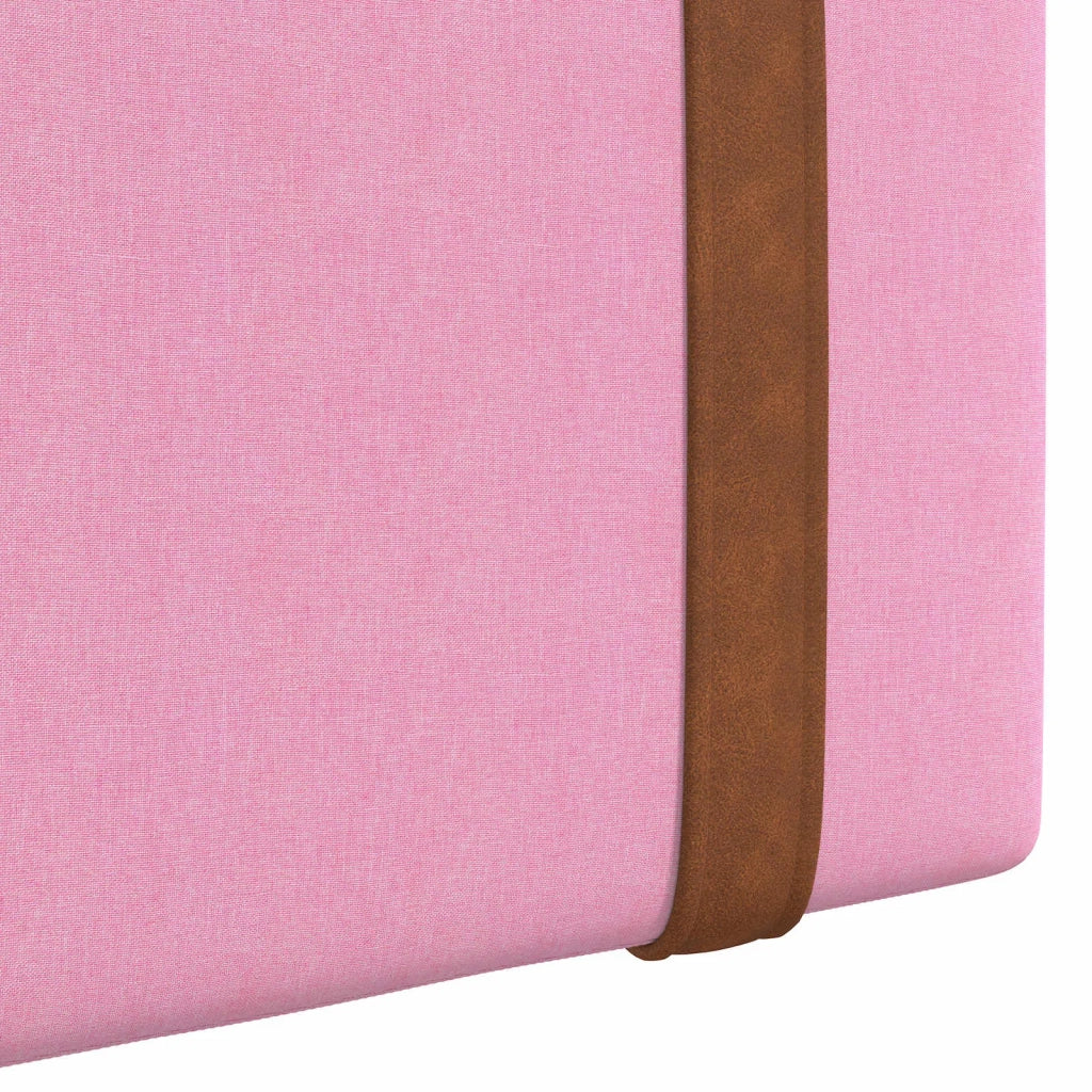 Testiera | Testata sospesa Con luce LED Rosa PU Antico