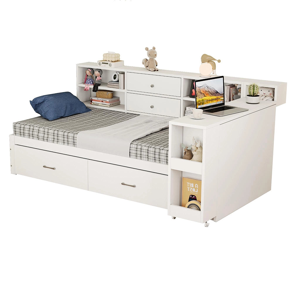 Divano letto - Xylo - 90x200 cm legno con scrivania