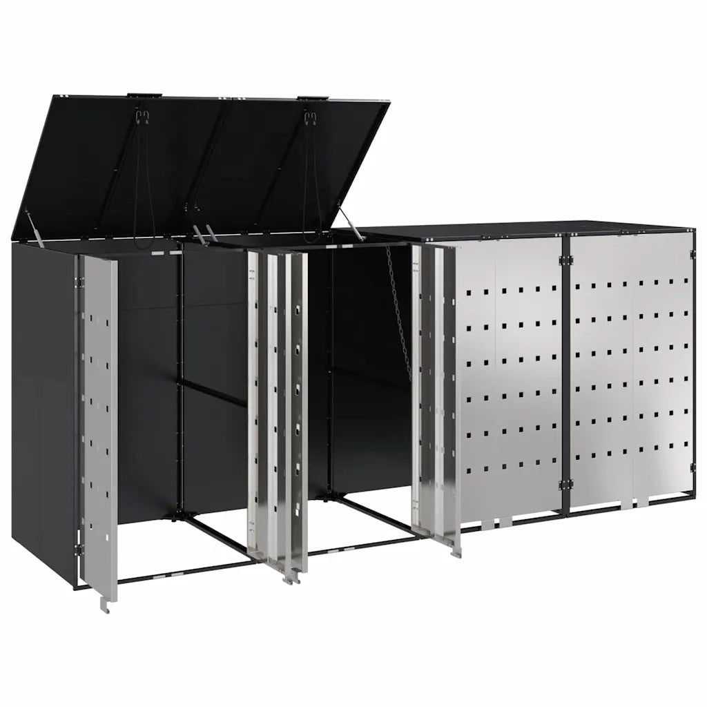 Contenitore per Rifiuti per 3 Bidoni 340 x 77.5 x 115.5 cm 3394780