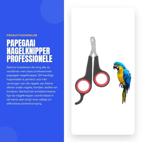 Nagelknipper Professionale Antislip per Piccoli Animali - Costruzione in Acciaio Inossidabile - Progettazione Duratura