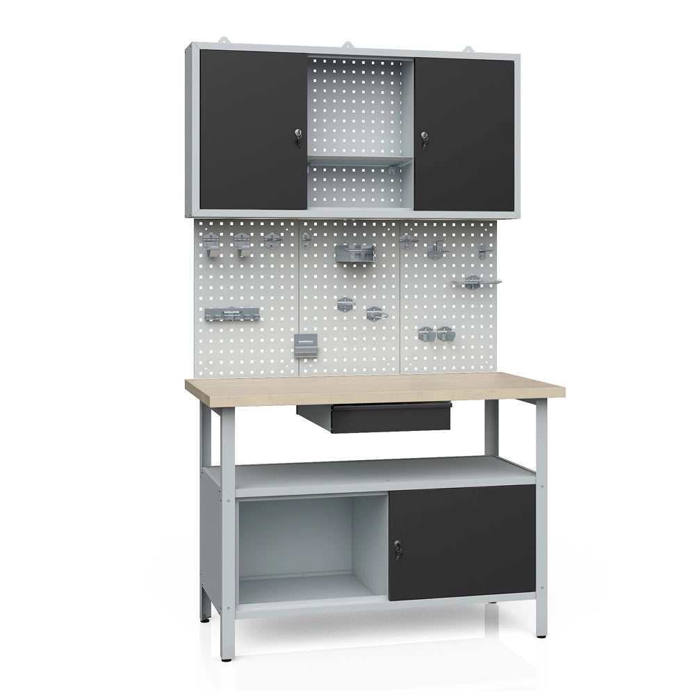 Vicco Armadietto per attrezzi Grigio 120 x 202 cm