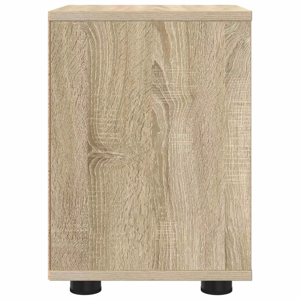 Comodino Rovere Sonoma 30,5 x 30 x 43 cm Legno multistrato 888801