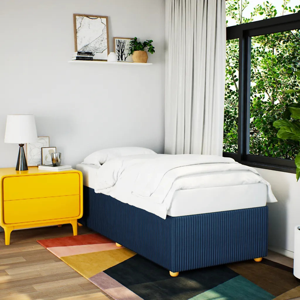 Giroletto senza Materasso Blu 90x200 cm in Tessuto 3284913