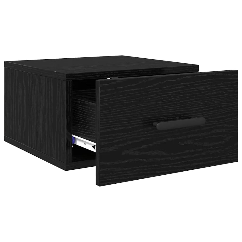 Armadio da Notte 2 pcs Rovere Nero 35 x 35 x 20 cm 882389