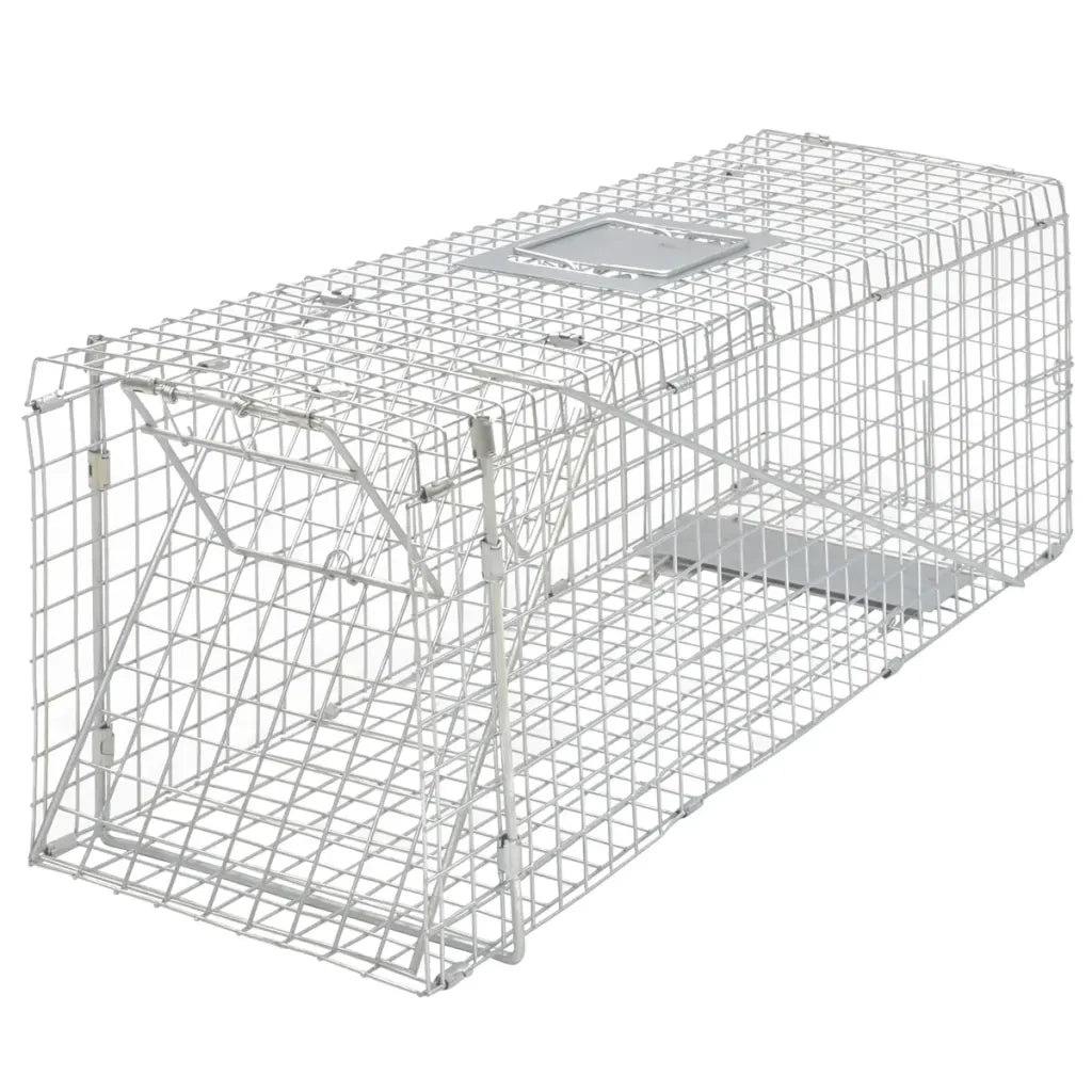 Trappola per animali vivi zincata 80 cm 170237