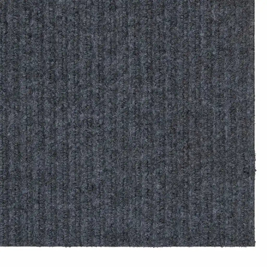 Runner in Moquette | Runner Tappeto Grigio 80 x 250 cm Tessuto