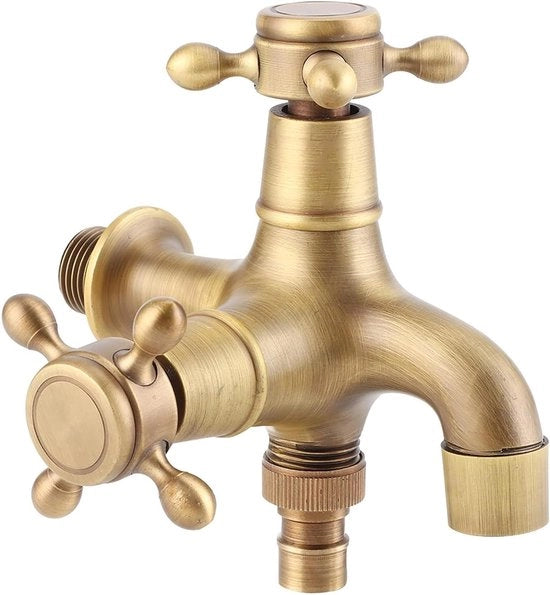 Montaggio a parete retro stile per rubinetto da cucina, giardino e piscina