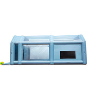 Tenda Verniciatura Spray Gonfiabile Auto Moto SUV 2 Ventilatori 960W 750W Filtro 3 Strati 8.5x4.8x3.3m