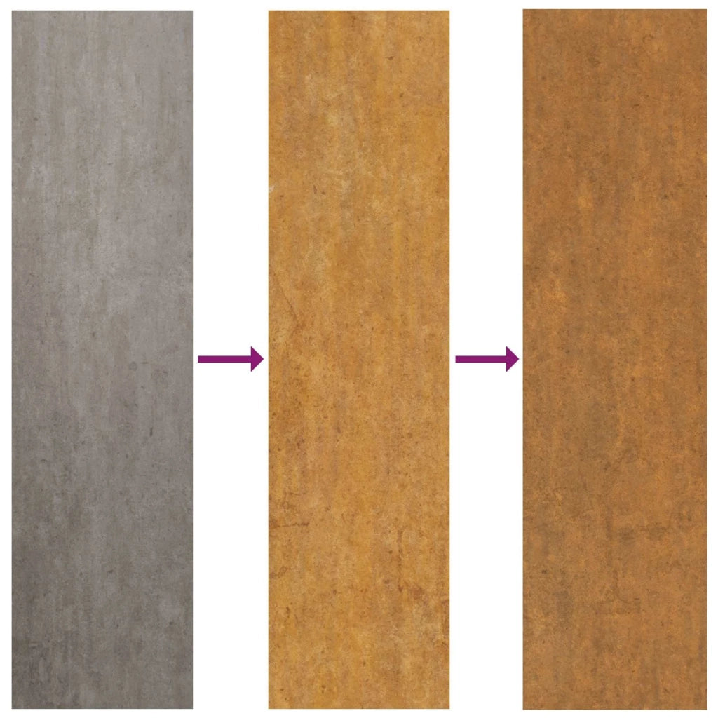 Cassetta per pacchi con archiviazione Ruggine 44 x 22 x 82 cm 874925