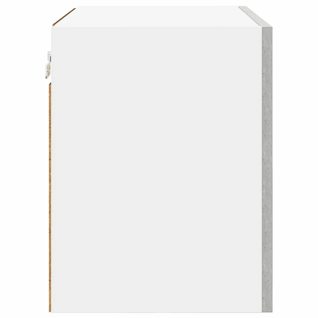 Armadio pensile 2 pcs Grigio Cemento e Bianco 50 x 31 x 40 cm 884153