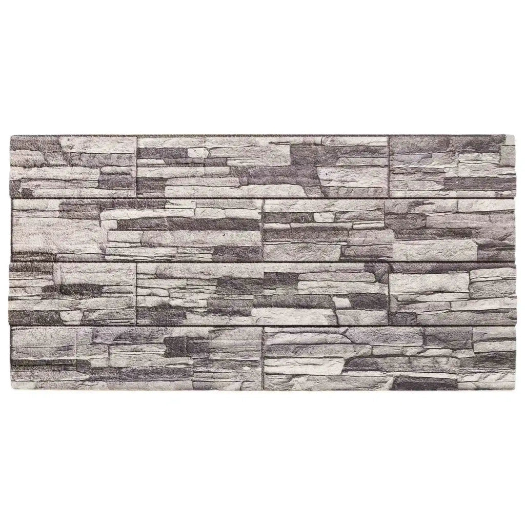 Pannelli da parete 10 pcs Grigio scuro e grigio chiaro 42046641