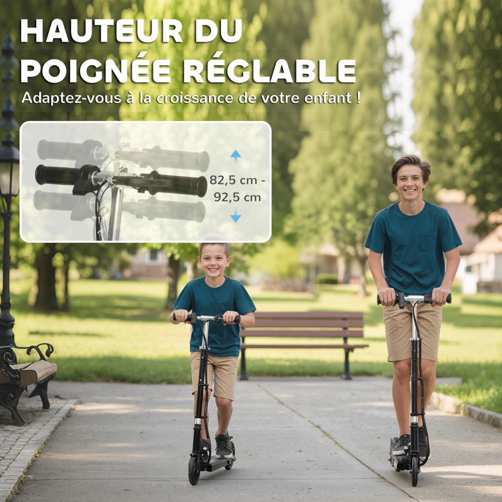 Monopattino Elettrico Pieghevole per Bambini ¨C Xylo ¨C 120W 12km/h 7+ Anni Nero