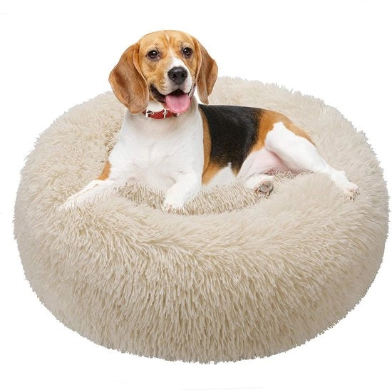 Letto per cani, Cuscino per cani e gatti, Soffa per cani, Cuscino per cuccioli, 80CM, Beige