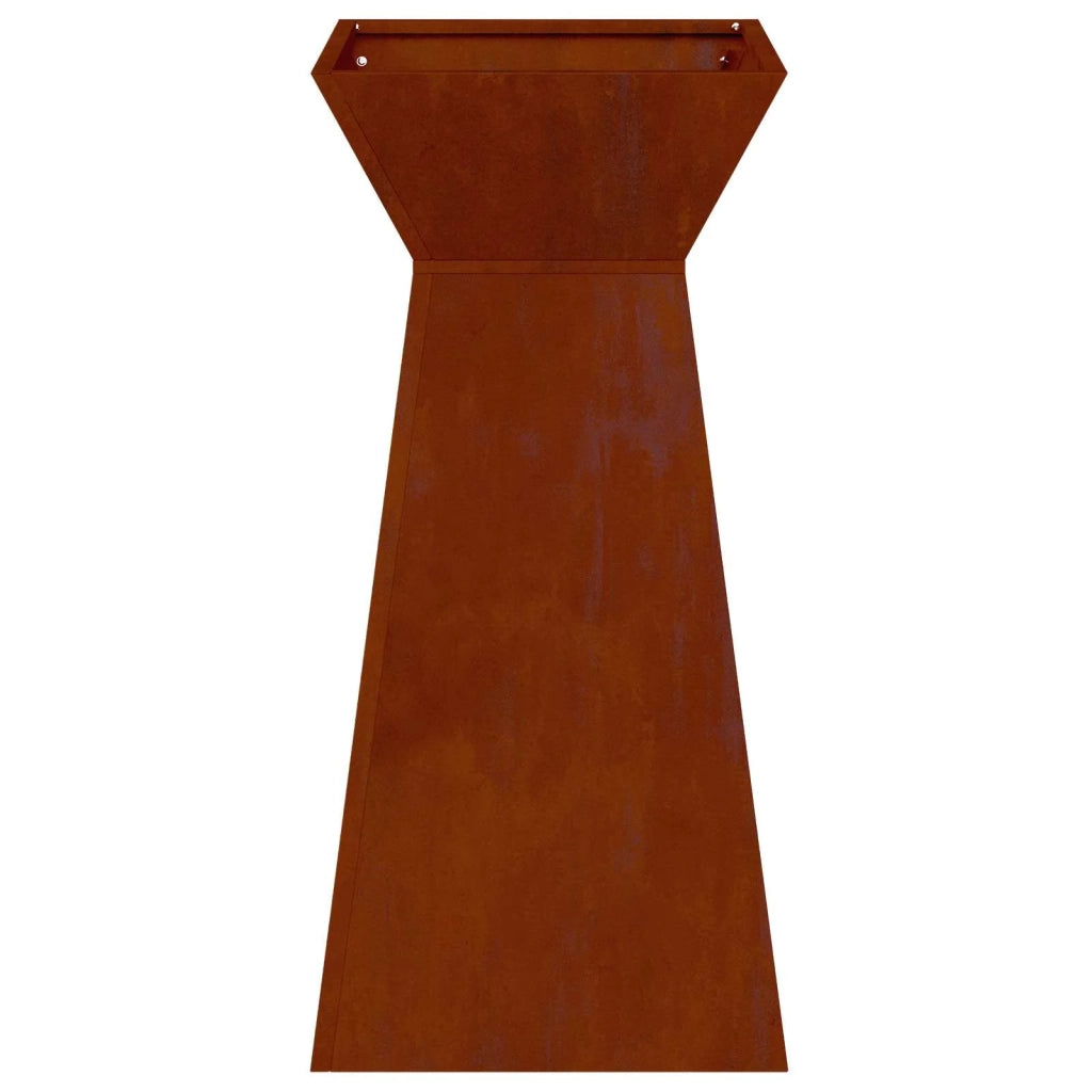 Vaso a Pilastro 2 pcs Argento 35 x 35 x 73 cm 873851