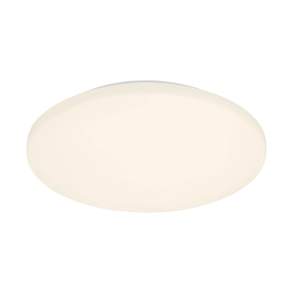 Plafoniera Moderna Case Plastica Bianco Opaco Led Integrato 21W 3000K