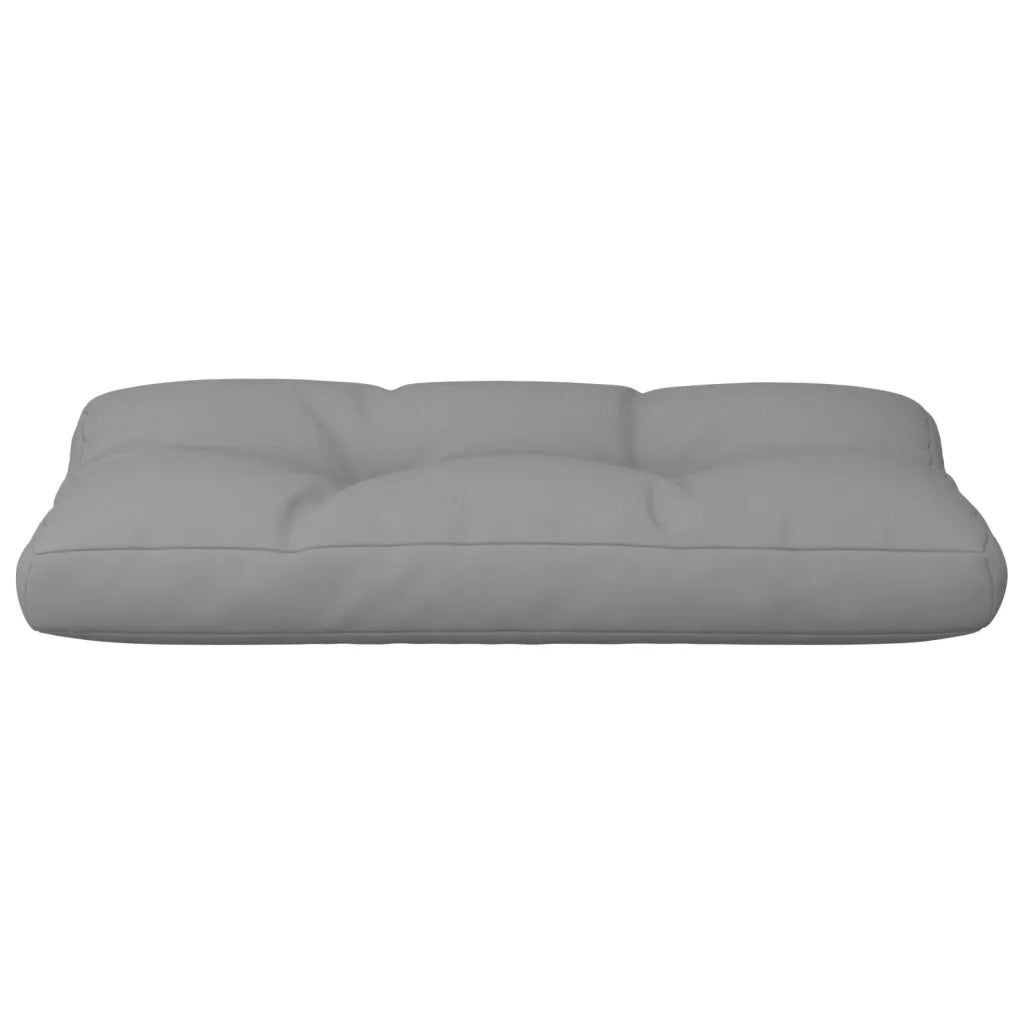 Cuscino per Pallet Grigio 70x40x12 cm in Tessuto 360580